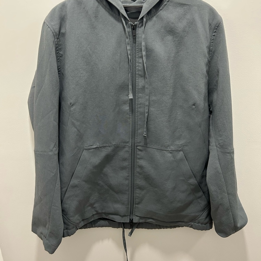 Mens Thoery Hooded Zip-Up Jacket